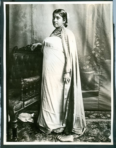 A studio photograph of the Maharani through the second half of the 1920s